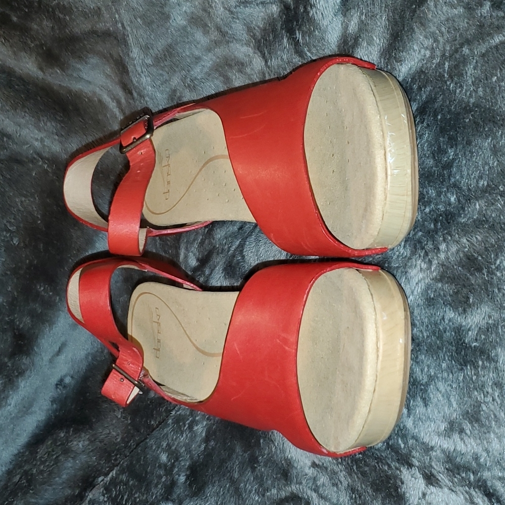 Dansko Red Sandals